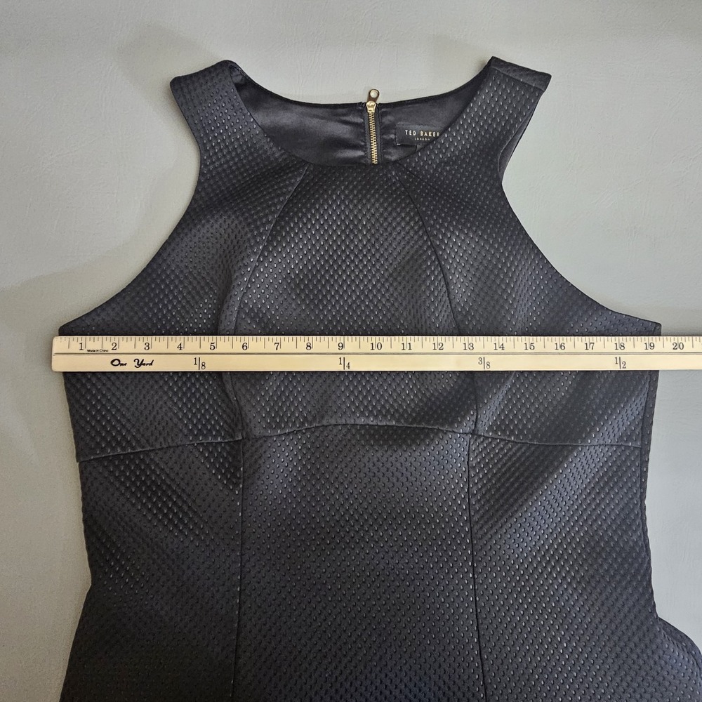Ted Baker London Cidia Skater Dress Women's Size 5 US 12‎ Black - Picture 7 of 9